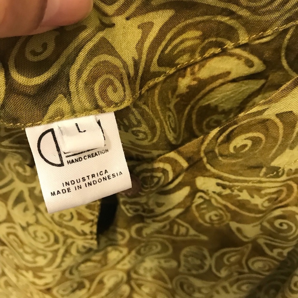 SOLD Vintage Hawaiian Dress L - Picture 6 of 8